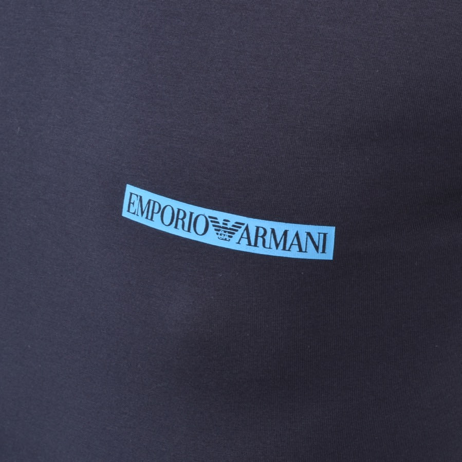 Alternative Image for ProductEmporio Armani Lounge Crew Neck T Shirt Navy3